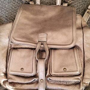 Metallic Leather LAURA DI MAGGIO BACKPACK